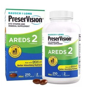 Bausch Lomb PreserVision EyeVitamin by 210 Softgel