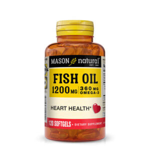 MASON NATURAL FISH OIL 1200MG,360MG OMEGA-3