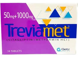 TREVIAMET TAB 50MG+1000MG 35'S