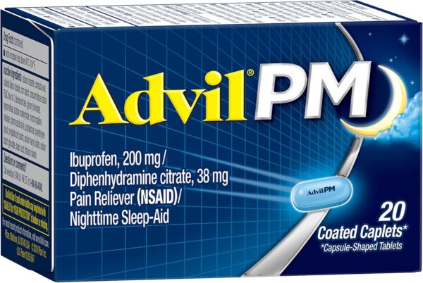 Advil PM (Ibuprofen+diphenhydramine)