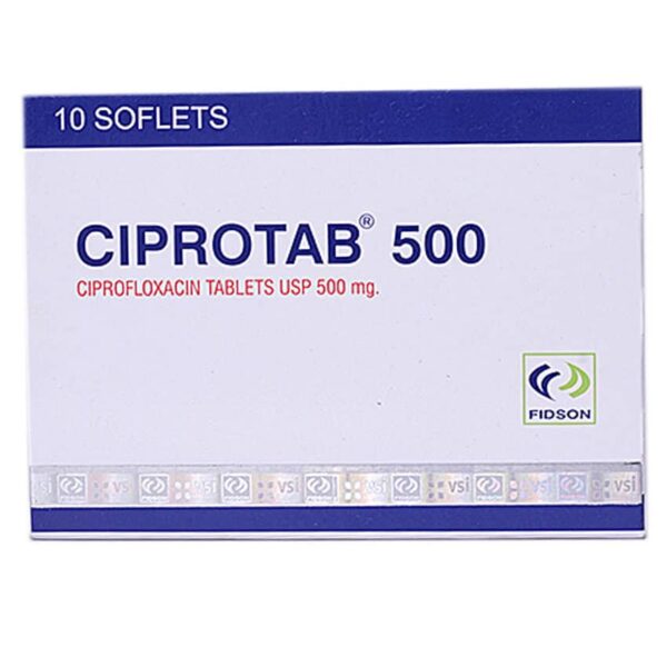 Ciprotab 500mg x10 Tablets