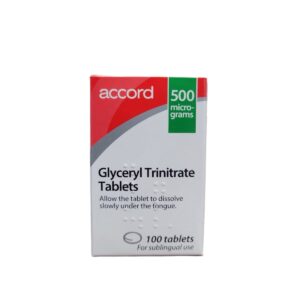 Glyceryl trinitrate (GTN)- 500mcg Tablet