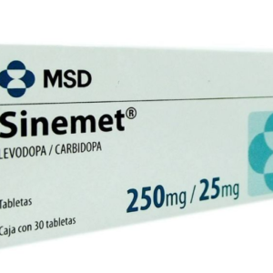 Sinemet 25mg/250mg Tablet (100 Tablets)