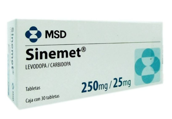 Sinemet 25mg/250mg Tablet (100 Tablets)