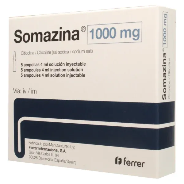 Somazina 1000mg Injection (5 Ampoules)