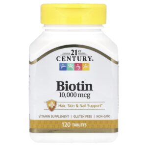 21ST CENTURY BIOTIN 1000MCG X120 TABLETS