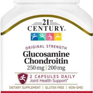 21ST CENTURY GLUCOSAMINE CHONDRITIN 250MG/200MG BY 60 CAPSULE