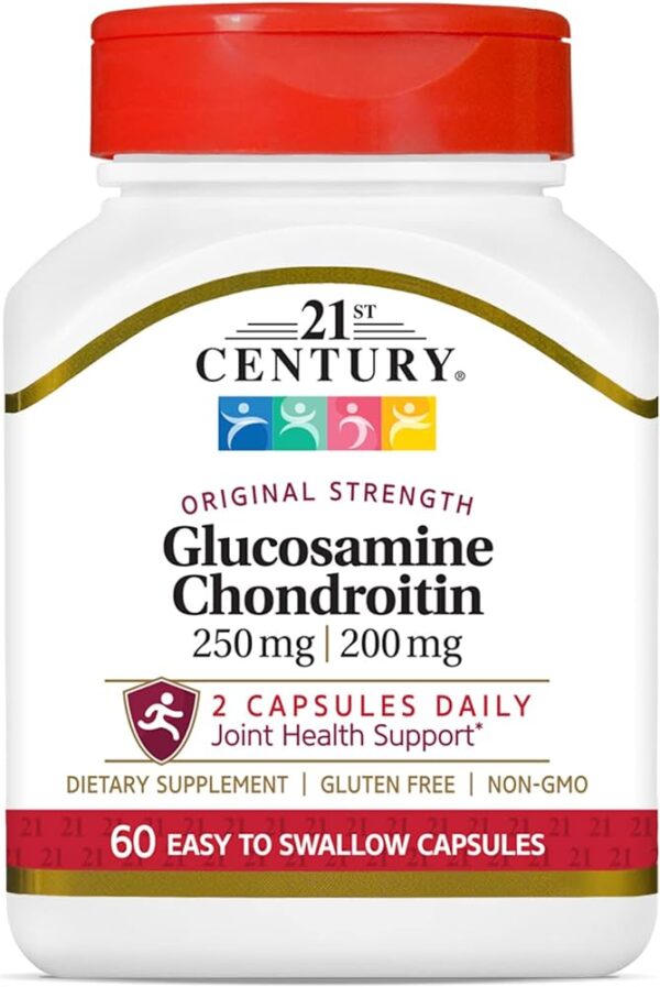 21ST CENTURY GLUCOSAMINE CHONDRITIN 250MG/200MG BY 60 CAPSULE