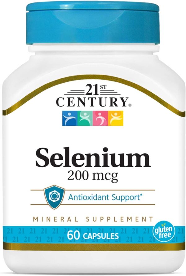 21ST CENTURY SELENIUM 200MCG x60CAPSULES