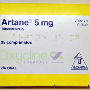 ARTANE 5MG TABLETS (Trihexyphenidyl)