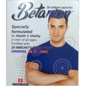 Betaman Specially Formulated 30 Soft Gel Capsules