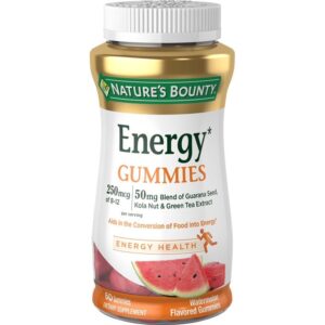 NATURE'S BOUNTY ENERGY GUMMIES 1000MCG