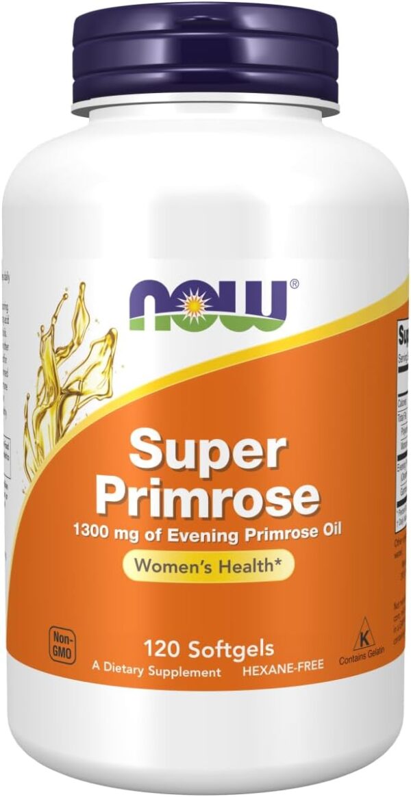 NOW SUPER PRIMROSE 1300MG X120SOFTGEL