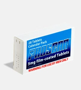 PROSCAR UK 5MG FINASTERIDE BY 28TABS