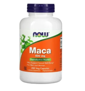 NOW Maca Root 500 mg | 250 Capsules