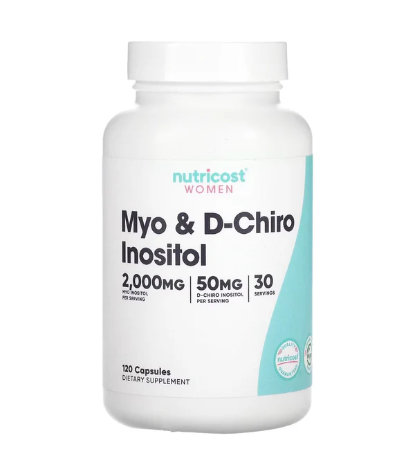 thumbnail interactive-video image 1 of Myo-Inositol & D-Chiro Inositol Supplement - Hormonal Balance For Women - 120 Capsules 1 of 5