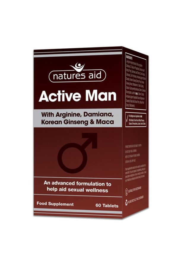 NATURES AID ACTIVE MAN x60