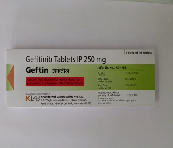 Geftin 250mg x10 Tablets