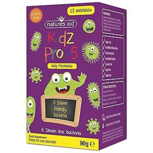 NATURES AID KIDZ PRO-5 DAILY MICROBIOTIC POWDER