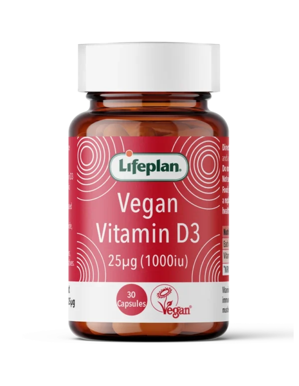 LIFE PLAN VEGAN VITAMIN D3 (1000IU)