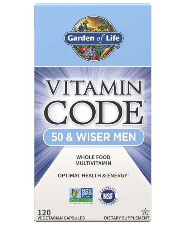 GARDEN OF LIFE MEN VITAMIN CODE 50PLUS