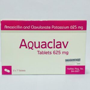 Aquaclav 625mg Tablets x14