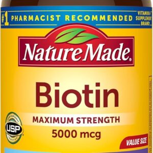 NATURE MADE BIOTIN MAX STRENGTH 5000MCG