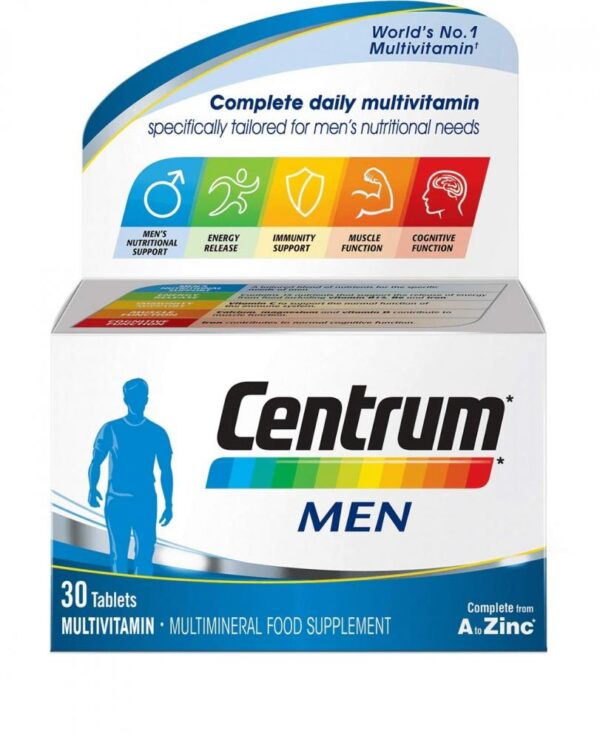 Centrum Men Multivitamin Tablets x30