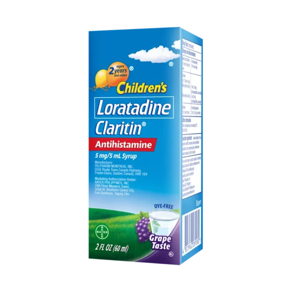 Children's Loratadine Claritin Syrup 60ml