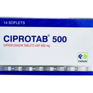 Ciprotab Ciprofloxacin 500mg Tabs x14