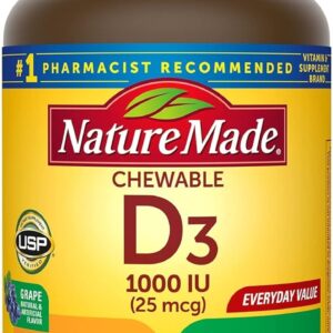 NATURE MADE CHEWABLE D3 1000 IU