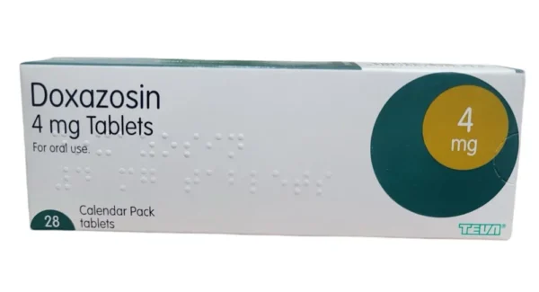 Doxazosin Teva 4mg x28 Tablets