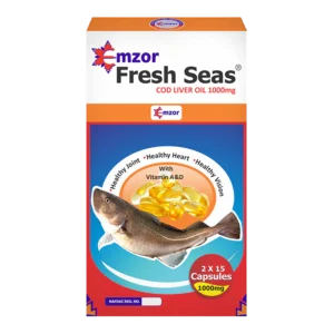 Fresh Seas Cod Liver Oil Capsules 1000mg