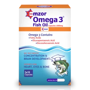 Emzor Omega-3 Fish Oil 1000mg