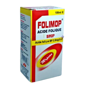 Folimop Folic Acid 2.5mg/5ml – 100ml