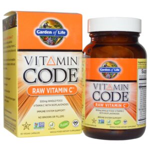 Garden of Life Vitamin Code RAW Vitamin C x60 Vegan Capsules