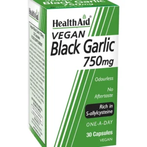 HealthAid Black Garlic 750mg Capsules x30