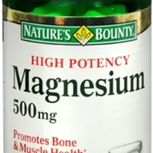 NATURE'S BOUNTY HIGH POTENCY MAGNESIUM 500MG