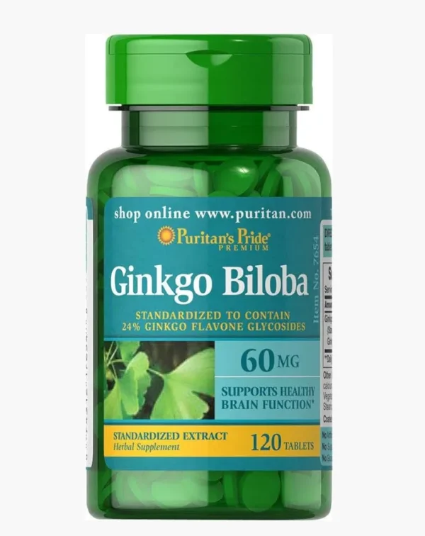 Puritan's Pride Ginkgo Biloba 60mg x120