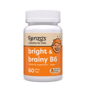 Renzo's Bright & Brainy Vitamin B6 Melty Tablets x 60