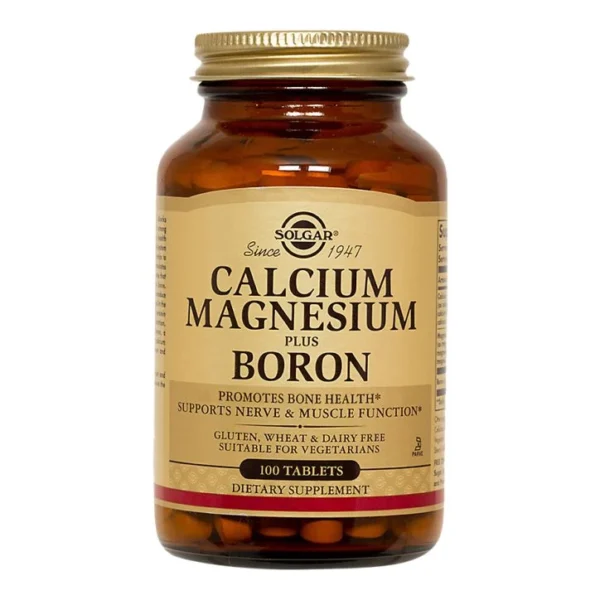 SOLGAR CALCIUM MAGNESIUM + BORON