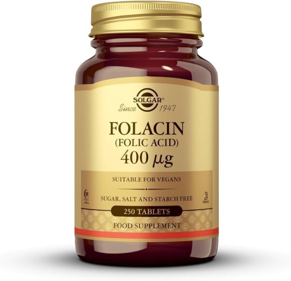 SOLGAR FOLIC ACID 400MCG x250 TABS