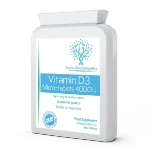 SWISS BIOENERGETICS VITAMIN D3 4000IU