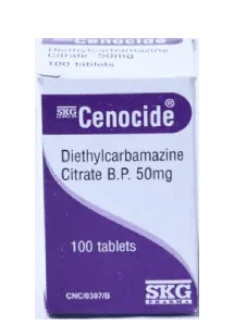 Cenocide Diethylcarbamazine 50mg x100