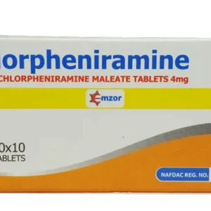 Chlorpheniramine (Emzor) 4mg Tablet Blister x100