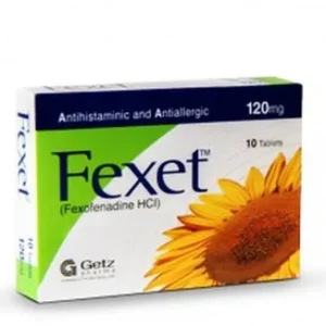 Fexet (Fexofenadine) 120mg Tablets x10