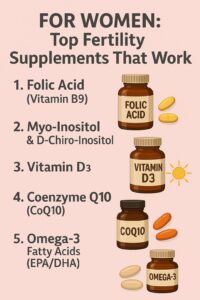 Fertility supplements for women