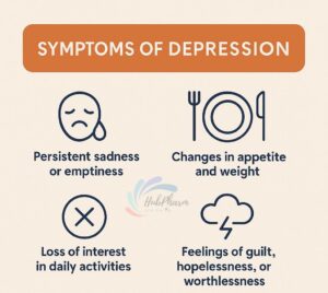 some symptoms of depression